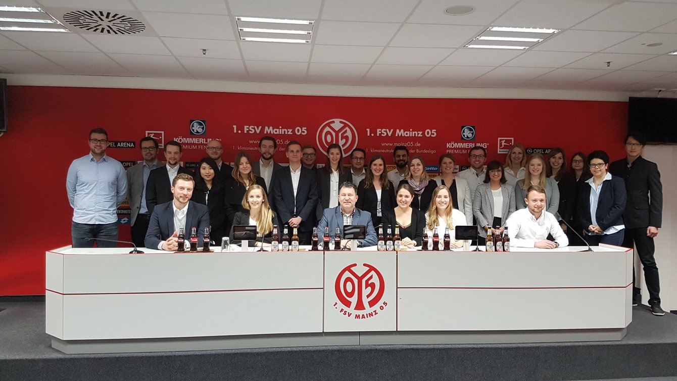 Gruppenbild bei 1.FSV mainz 05