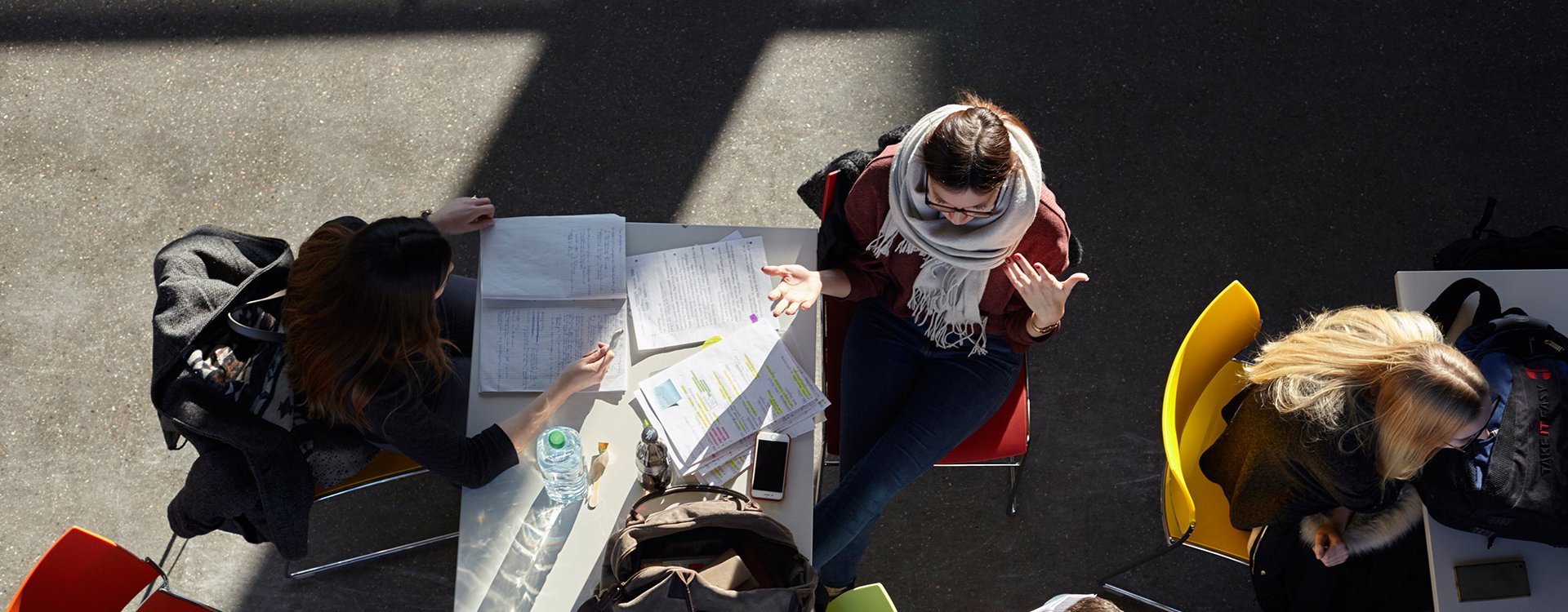 Studierende in der Magistrale